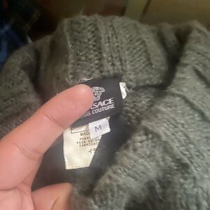 Men’s designer mohair sweater